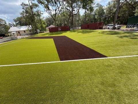 Legacy Speed installed: backyard training area